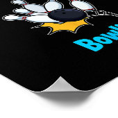 男の子ボーリングシャツキッズボーリング ポスター (角)