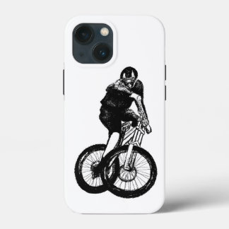男の子マウンテンバイクTシャツプレゼントMTB HTC鮮やかな iPhone 13 MINIケース