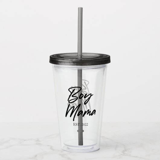 男の子マカスタムマEST。母ミニマル母ママ アクリルタンブラー (正面)