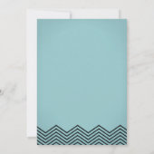 男の子モダン小さな男の口ひつ双子赤ちゃんシャワー 招待状 (裏面)