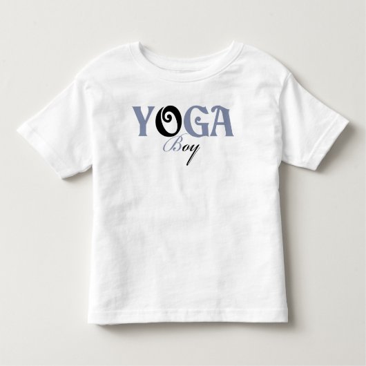 男の子ヨガ， – スポーツと子供のためのヨガ。 トドラーTシャツ (正面)