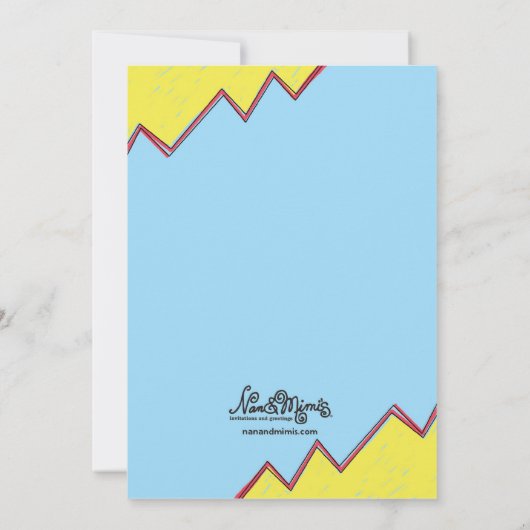 男の子レーザーのラベルのパーティの招待状 招待状 (裏面)