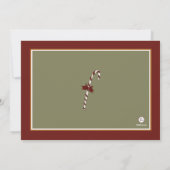 男の子及び女の子の雪だるま-誕生日のパーティの招待状 招待状 (裏面)