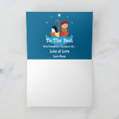 男の子失ったと見つかった友情の金属の弁当箱のキー カード (内部)