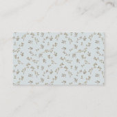 男の子子供部屋エッセンシャルおむつラッフルベビーシャワー エンクロージャーカード (裏面)