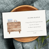 男の子子供部屋エッセンシャルおむつラッフルベビーシャワー エンクロージャーカード