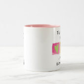 男の子対犬のマグ ツートーンマグカップ (中央)