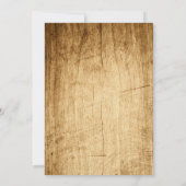 男の子用カントリーベビーシャワー招待状 招待状 (裏面)