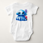 男の子用Tシャツ ベビーボディスーツ (裏面)