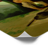 男の子登山ツリー、タペストリーのための漫画 ポスター (角)