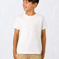 男の子白Tシャツキッズカスタマイズ/