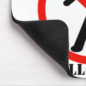 男の子禁止 マウスパッド (コーナー)