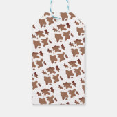 男の子私の最初のロデオカウボーイの1番目の誕生日 ギフトタグ (裏面)