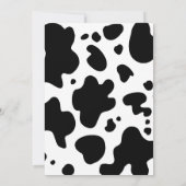 男の子私の最初のロデオカウボーイの1番目の誕生日 招待状 (裏面)