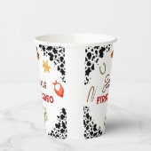 男の子私の最初のロデオカウボーイの1番目の誕生日 紙コップ (左)