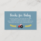 男の子素朴かわいいベビー エンクロージャーカード (正面)