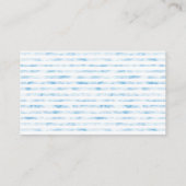 男の子航海のの赤ちゃんシャワーおむつラッフル エンクロージャーカード (裏面)