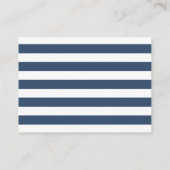 男の子航海のの赤ちゃんシャワー表示シャワー エンクロージャーカード (裏面)