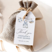 男の子航海のの赤ちゃんシャワー ギフトタグ