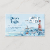 男の子誕生！灯台おむつくじラッフル エンクロージャーカード (正面)