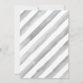 男の子象のベビーシャワーの招待 招待状 (裏面)