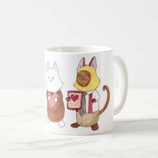 男の子達とヴァレンタイン! コーヒーマグカップ (正面右)