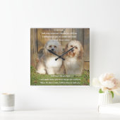 男の子達のための時間 スクエア壁時計 (ホーム)