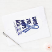 男の子達を治す 楕円形シール (封筒)