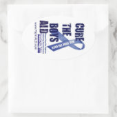 男の子達を治す 楕円形シール (バッグ)