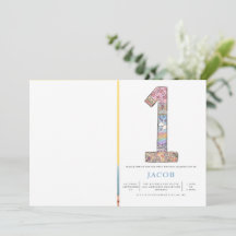 男の子1日の誕生日ボホハートパーティー写真