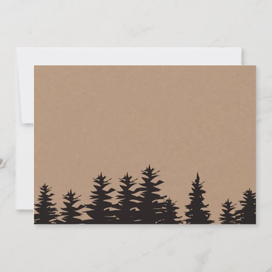 男の子1歳の誕生日フォト招待状Lumberjack 招待状 (裏面)