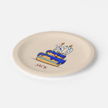 男の子10誕生日、10オンスイートブルーケーキ