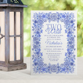 男の子2歳の誕生日ワイルドフローラ 招待状