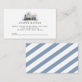 男の子 |おむつラッフルカード エンクロージャーカード (正面/裏面)