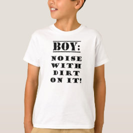 男の子-それの土との騒音 Tシャツ