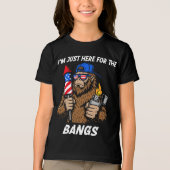 男の子 アメリカ独立250周年 7月4日 トライブレンドTシャツ (正面)