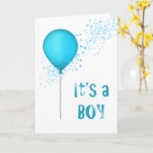 男の子 カード (黄色い花)