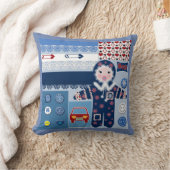 男の子 クッション (ブランケット)