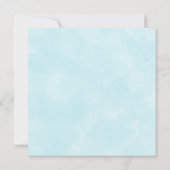 男の子 サファリ ジャングル 動物 ベビー シャワー 招待状 (裏面)