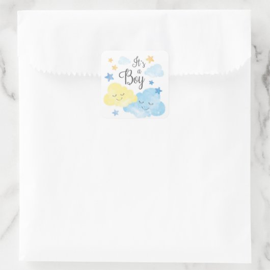 男の子 スクエアシール (バッグ)