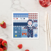 男の子 スタンダードカクテルナプキン (インサイチュ)