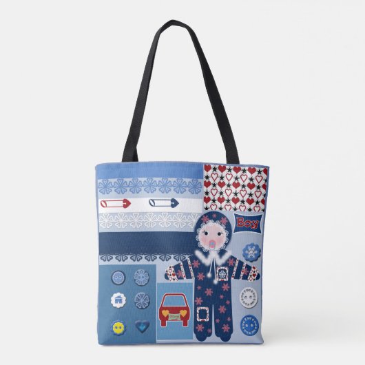 男の子 トートバッグ (裏面)