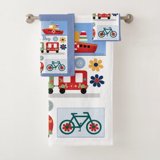 男の子 バスタオルセット (インサイチュ)