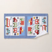 男の子 バスタオルセット (ハンドタオル)