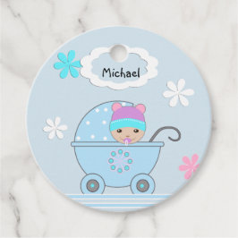 男の子、ベビーカー、幼児のために フェイバータグ