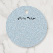 男の子、ベビーカー、幼児のために フェイバータグ (裏面)