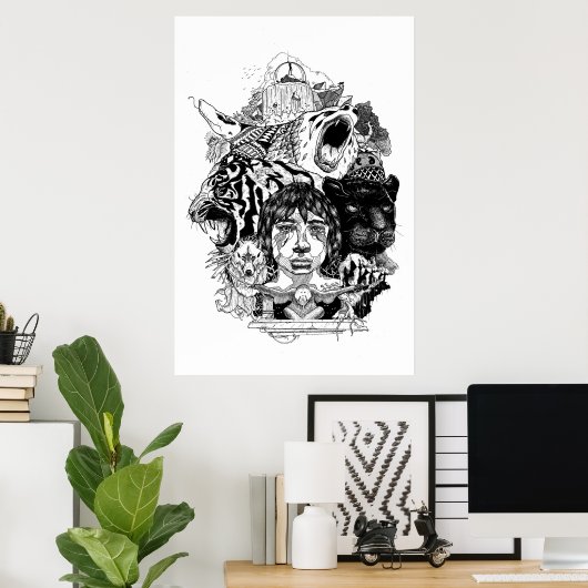 男の子 ポスター (ホームオフィス)