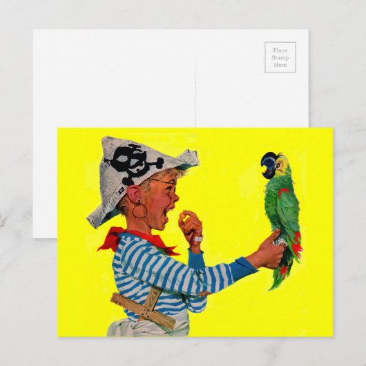 男の子 ポストカード (正面/裏面)