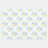 男の子 ラッピングペーパーシート (正面)