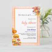 男の子？女の子？どちらでも！というフェアなベビーシャワーです 招待状 (スタンド正面)